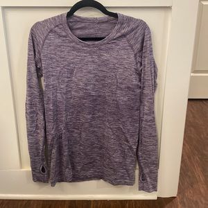 Lululemon dark purple swiftly tech long sleeve